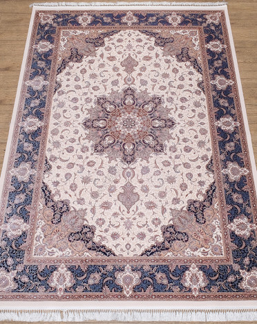 Ковер турецкий 2061A Mirage (Акрил, Эвкалиптовый шелк, синий)