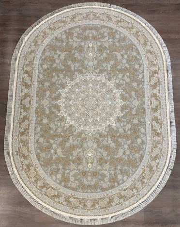 Ковер персидский G124-FI Mashad 1200 (Акрил, серый, кремовый)