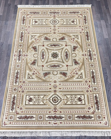 Ковер бельгийский 5136498550 KUNDUZ (Вискоза, бежевый)