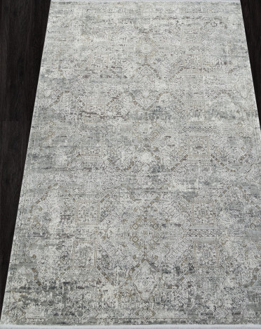 Ковер турецкий A160AF EMPEROS OLIMPOS (Акрил, Эвкалиптовый шелк, серый)