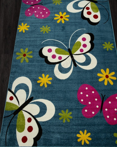 Ковер российский 772 ORION (Фризе, синий)