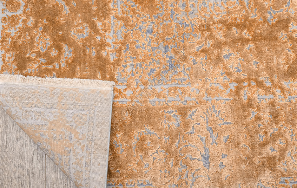 Турецкий ковер Art Deco ДИЗАЙН 3023A ЦВЕТ L_GRAY / COPPER_2