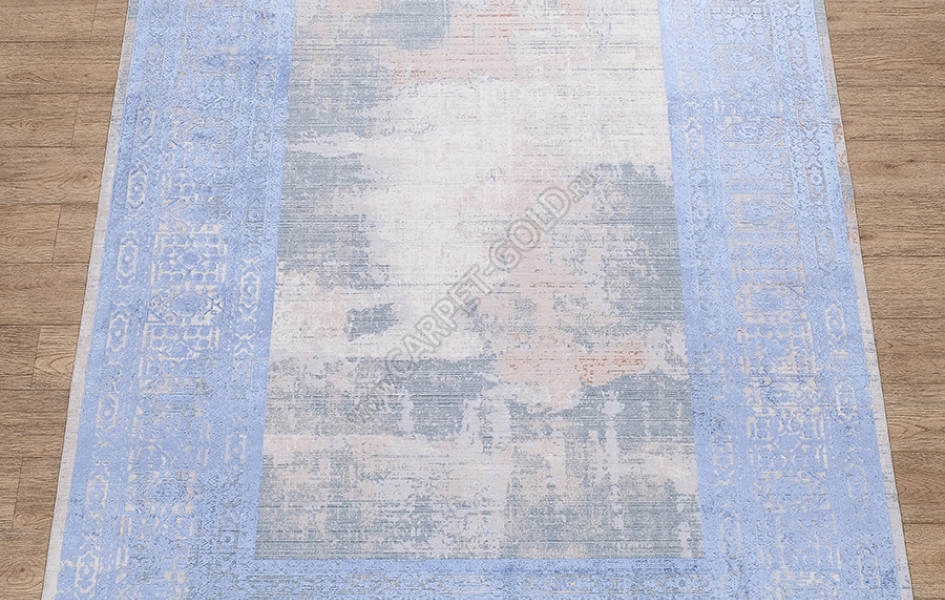 Турецкий ковер Art Deco Vintage 3035A ЦВЕТ CREAM2 / BLUE2