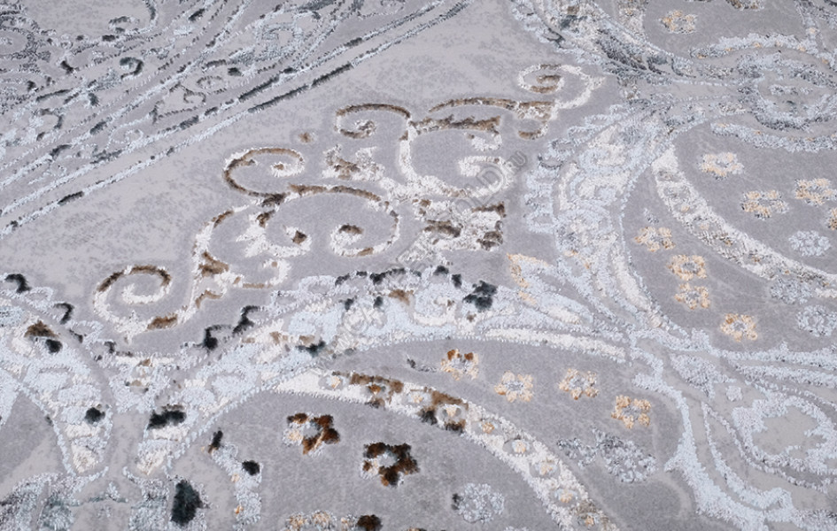 Ковер 4535A ЦВЕТ GRI FLOS / GRI FLOS Oval