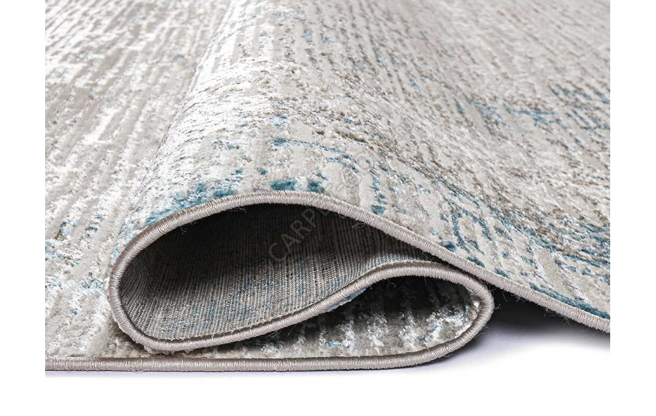 38548A OVAL BLUE FLS / CREAM Eliza