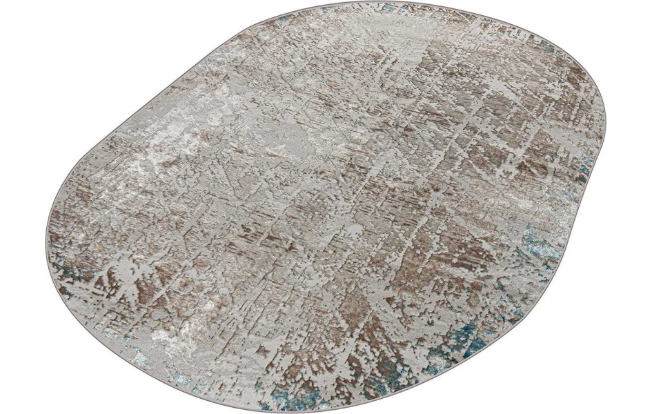 38551A OVAL BLUE FLS / CREAM FLS Eliza