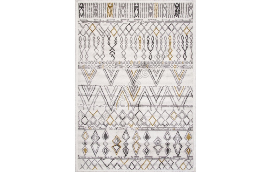 Ковер A932AW - P.WHITE / ANTRACITE - Прямоугольник - коллекция JOLI