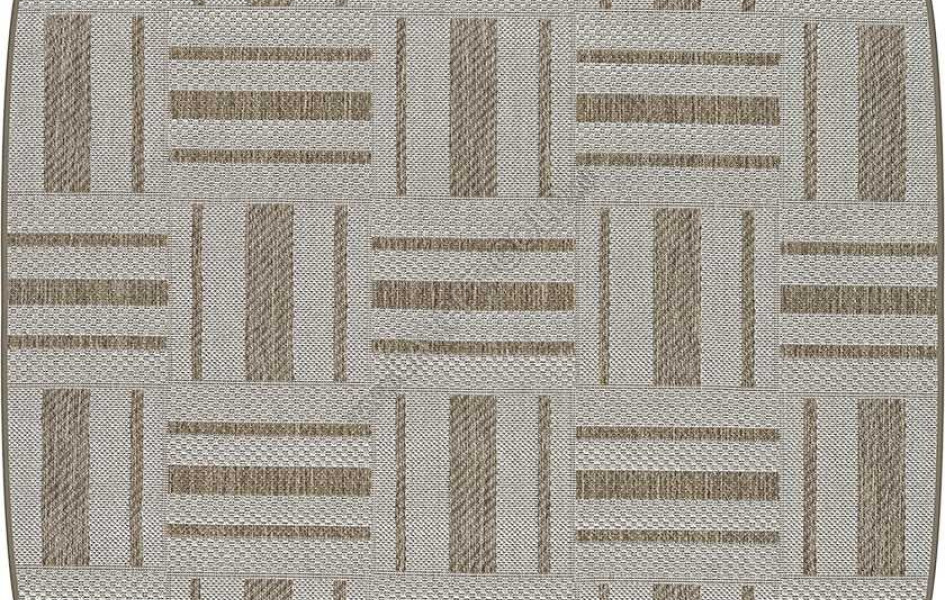 Безворсовый ковер SZ5332B2O OVAL 34 Циновка Тпе