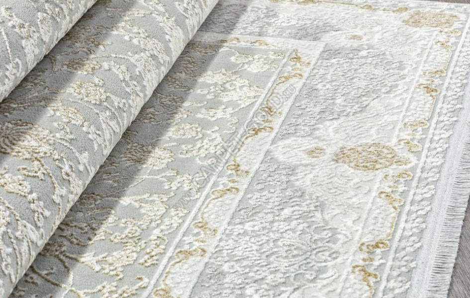Ковер 30219A - GREY / CREAM - Прямоугольник - коллекция SANDALI