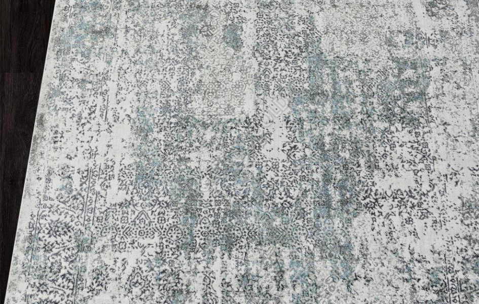 Ковер 02475F - BLUE / GREY - Прямоугольник - коллекция SAFARI