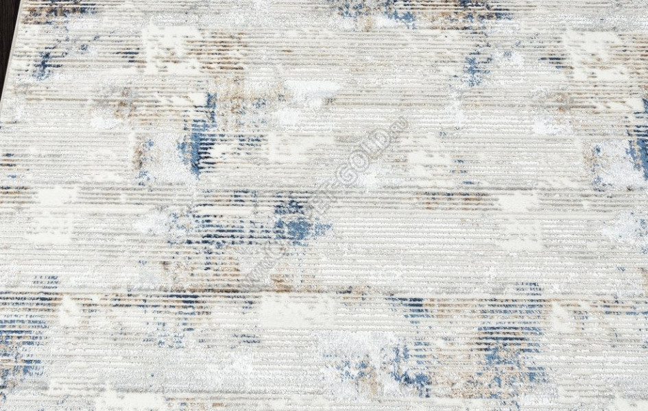 Ковер DA492 - 635 CREAM / NAVY - Овал - коллекция ANTEP