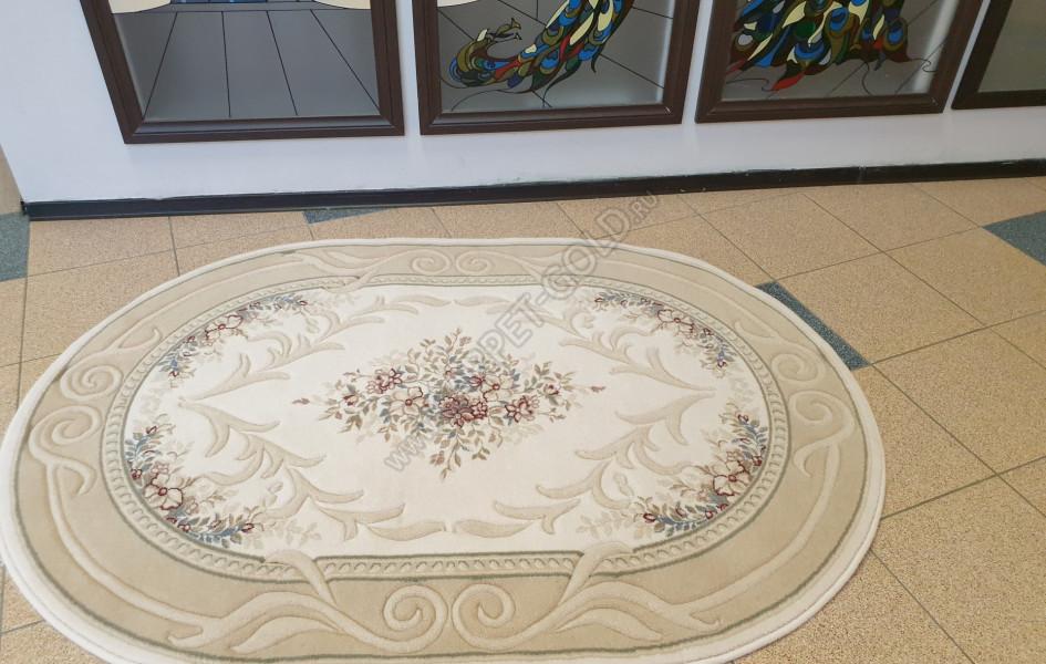 Молдавский шерстяной ковер Premium 2518-2-51053 Oval